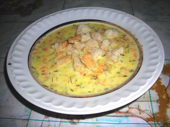 Сырный суп